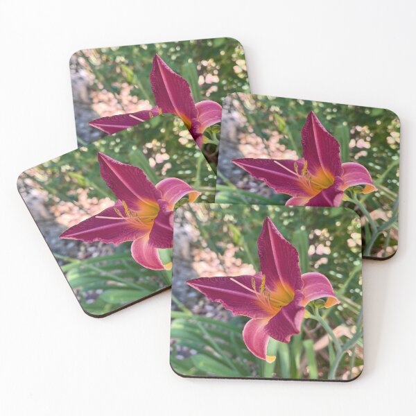 Item preview, Deep Burgundy Daylily in Soft Garden Light designed and sold by Be Captured by Brittany Emma.
