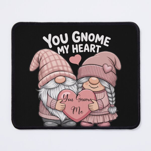 Item preview, You Gnome My Heart | Cute Valentine Gnome Couple Love Gift | Funny Gnome Pun Romance designed and sold by Cute & Sassy Custom Gifting Boutiques.
