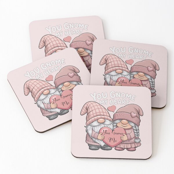 Item preview, You Gnome My Heart | Cute Valentine Gnome Couple Love Gift | Funny Gnome Pun Romance designed and sold by tamdevo1.
