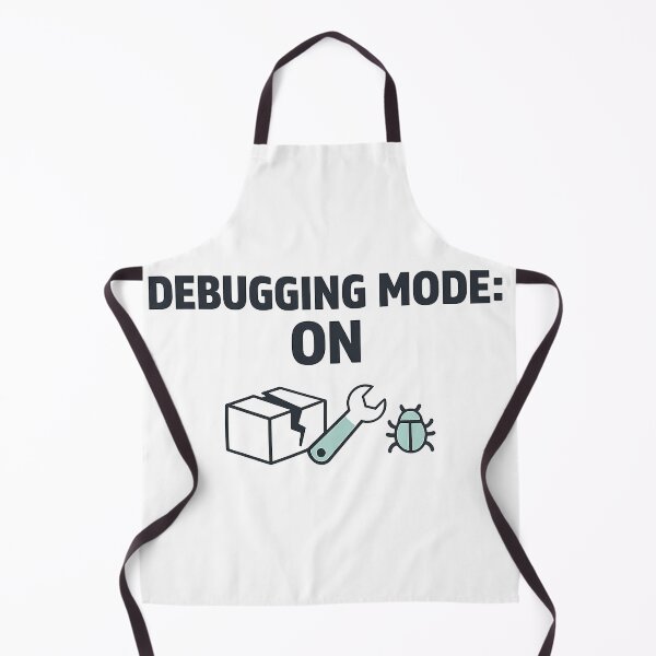 Item preview, React Developer Debugging Mode On – Minimal Code Humor Design designed and sold by techy-rrr.