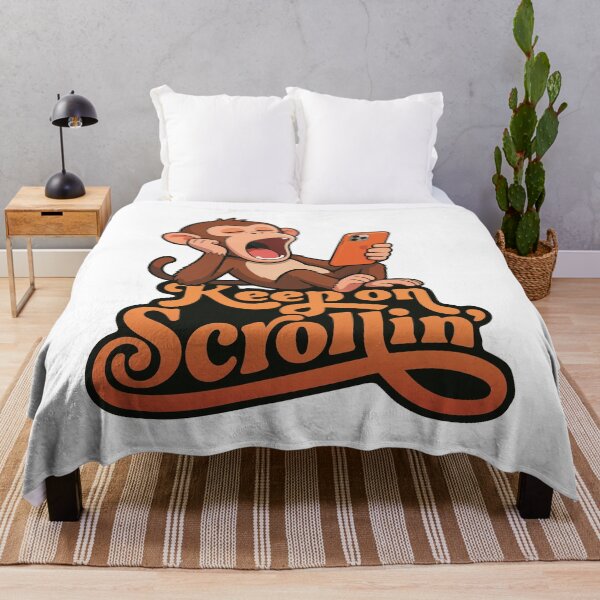 Item preview, Tired Gen Z Monkey - Keep on Scrollin' designed and sold by ifundesign.