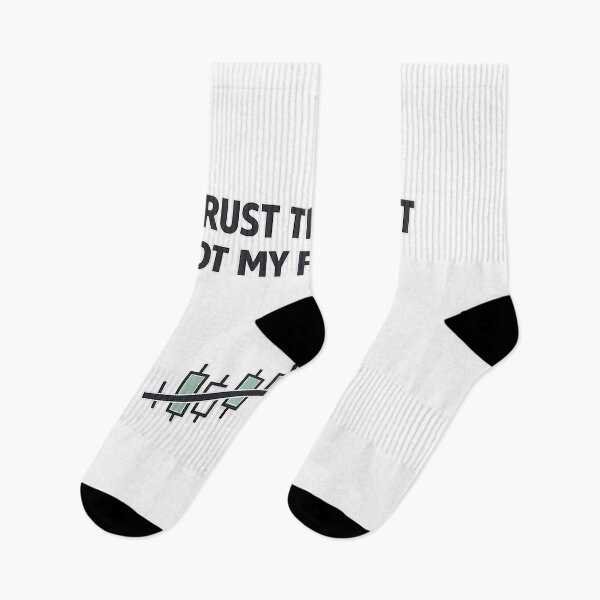 Item preview, I Trust the Chart Not My Feelings – Minimal Trader Humor Design designed and sold by techy-rrr.