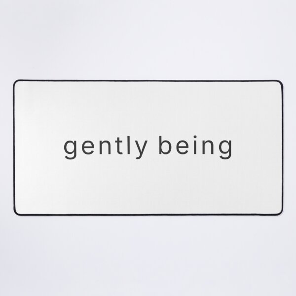 Item preview, gently being Minimalist T-Shirt | Soft Calm Introvert Burnout Recovery Tee designed and sold by PixelPlush.