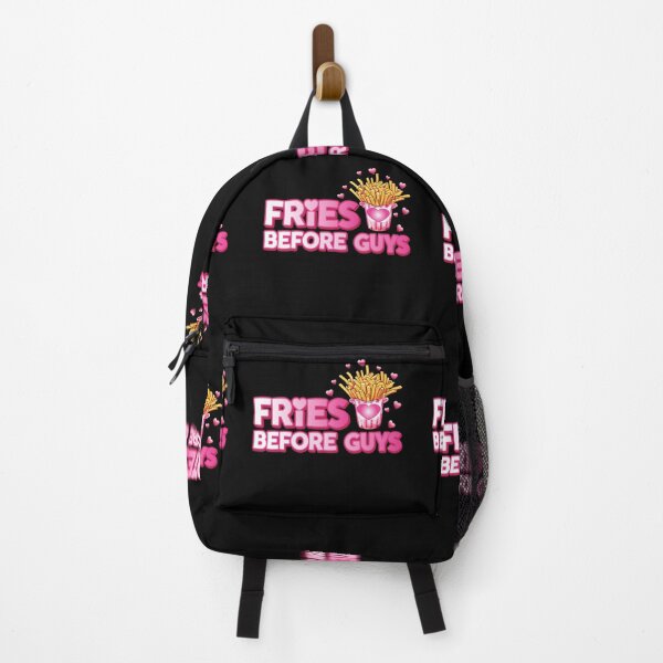 Item preview, Fries Before Guys - The Ultimate Anti-Valentine's Day Statement Tee designed and sold by HGstudioDesign.
