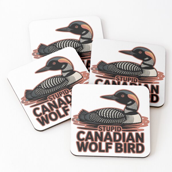 Item preview, Canadian Wolf Bird – Sarcastic Wilderness Meme with Deadpan Humor designed and sold by KivaroArt.