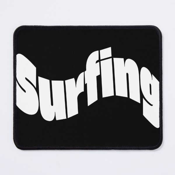 Item preview, Surfing Font Wave Warped | Minimal, White, Ocean, Surf designed and sold by QShore.