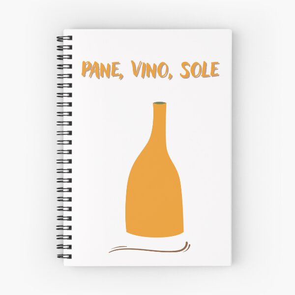 Item preview, Pane, Vino, Sole – Italian Lifestyle Quote | Minimal Wine Bottle Illustration designed and sold by kopcollage.