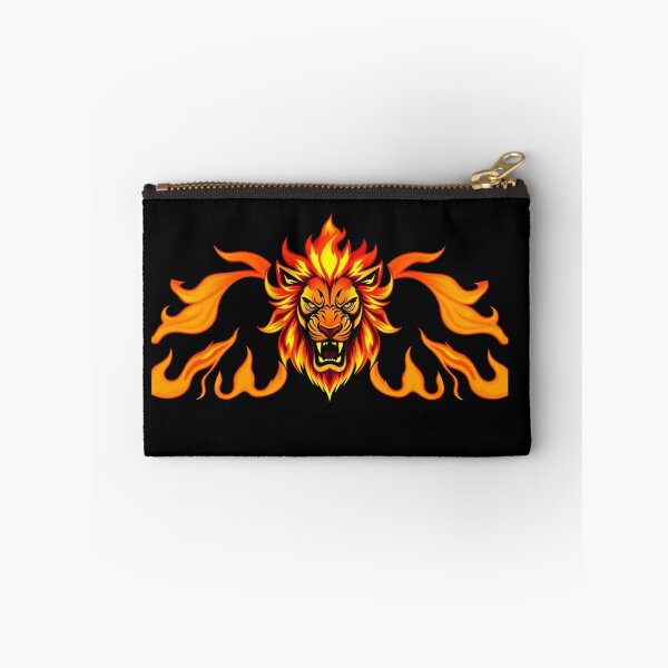 Item preview, Flame Crown Lion – Power, Courage and Unbreakable Spirit designed and sold by PixelVibe782.