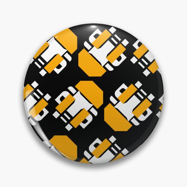 Item preview, Industrial Amber - Heavy Duty Mecha Robot Pattern designed and sold by The Nomadic Designs.