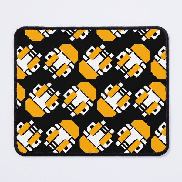 Item preview, Industrial Amber - Heavy Duty Mecha Robot Pattern designed and sold by The Nomadic Designs.