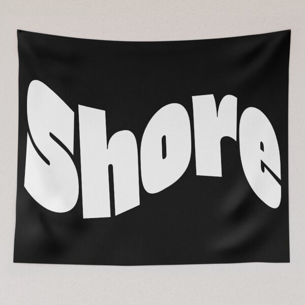 Item preview, Shore Font Wave Warped – Minimal White Coastal Beach Design, Surf, Summer designed and sold by QShore.