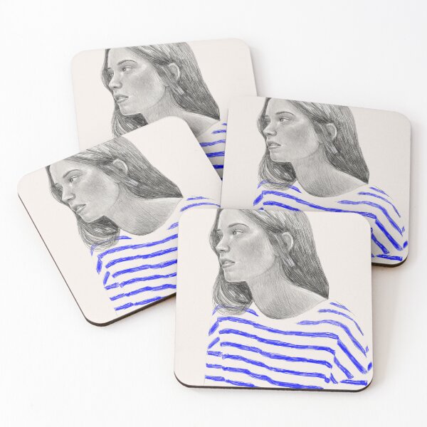 Item preview, Girl in a striped shirt designed and sold by Zafylab.