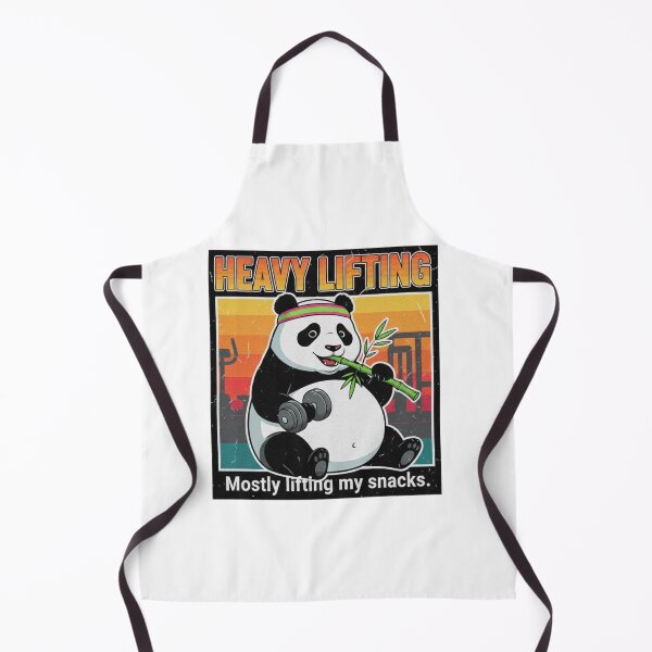 Item preview, Heavy Lifting Panda – Funny Gym Snack Lover 90s Vintage Graphic designed and sold by FakeJoo.