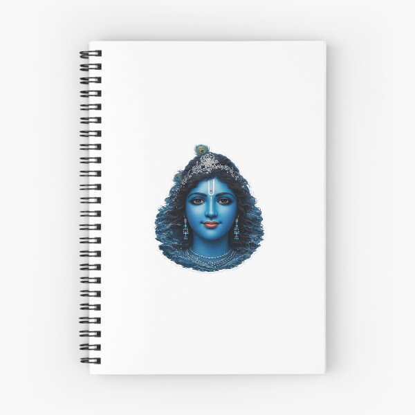 Item preview, Blue Krishna Divine Face Sticker | Spiritual 3D Art No Border designed and sold by SHOPPER VITA .