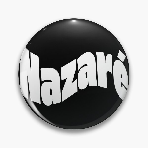 Item preview, Nazaré White Font Wave Warped – Minimal White Big Wave Surf Design designed and sold by QShore.