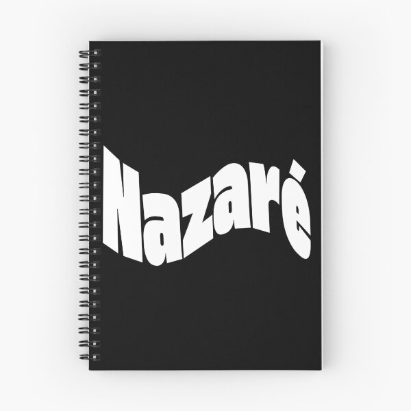 Item preview, Nazaré White Font Wave Warped – Minimal White Big Wave Surf Design designed and sold by QShore.
