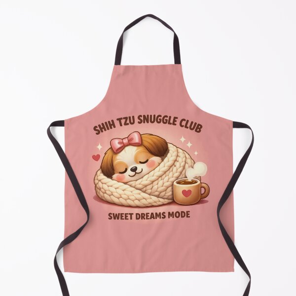 Item preview, Shih Tzu Snuggle Club – Sweet Dreams Mode Cozy Dog Mom Tee designed and sold by dogmomtees.