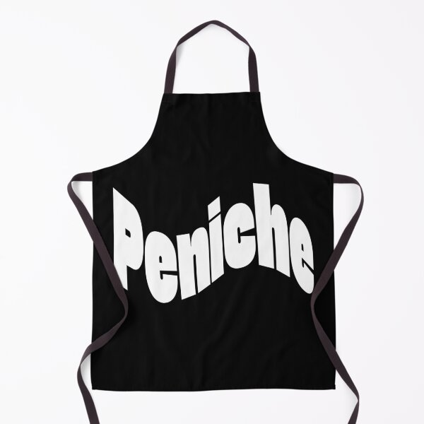 Item preview, Peniche White Font Wave Typography – Minimal White Surf & Coastal Design designed and sold by QShore.