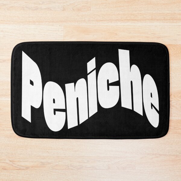 Item preview, Peniche White Font Wave Typography – Minimal White Surf & Coastal Design designed and sold by QShore.