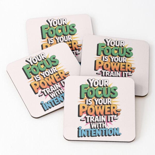 Item preview, Your Focus is your Power train it with Intention ver. 2 designed and sold by The Breathtaking You.