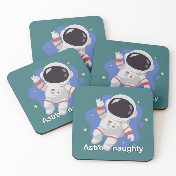 Item preview, Astro Naughty - Cute Naughty Astronaut Cartoon Design designed and sold by Ritesh Digify Store.
