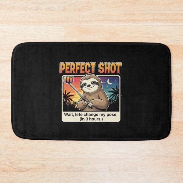 Item preview, Sloth Perfect Shot Selfie – Funny Slow Life 90s Vintage Graphic designed and sold by FakeJoo.