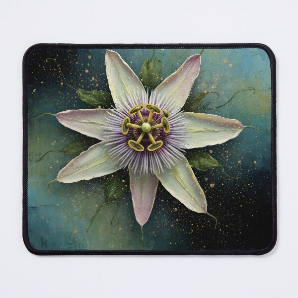 Item preview, Beautyful Psychodelic Passiflora Blossom - Vintage Botanical Art  designed and sold by AlruniaAhnArt meets BrainChaosPrints.