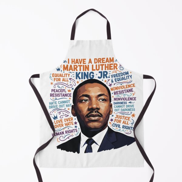 Item preview, Martin Luther King Jr Quotes Mural - I Have A Dream Civil Rights Colorful Vector Design designed and sold by agnaou2021.