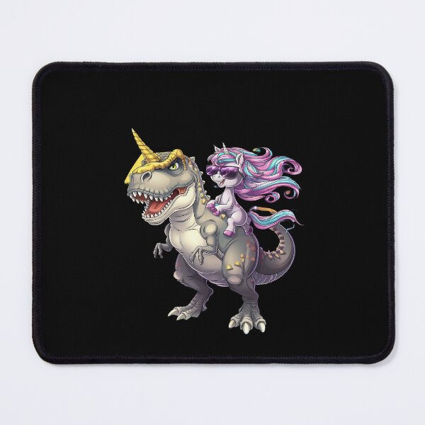 Item preview, Unicorn Riding T-Rex Dinosaur Rainbow designed and sold by DigitaldeligArt.