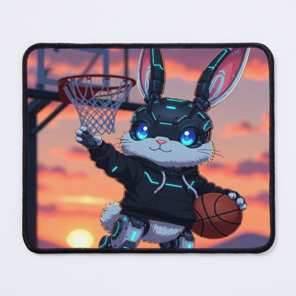 Item preview, Slam Dunking into the Future: Cyber Bunny Edition! designed and sold by Qittah.