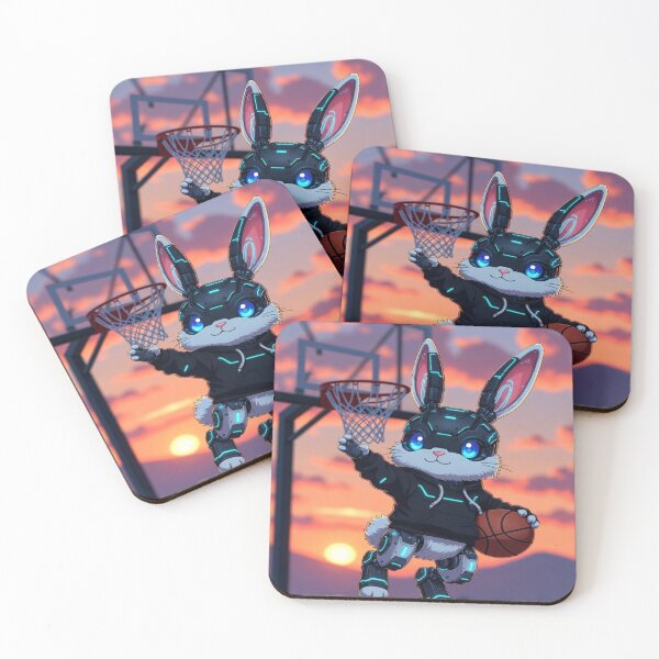 Item preview, Slam Dunking into the Future: Cyber Bunny Edition! designed and sold by Qittah.