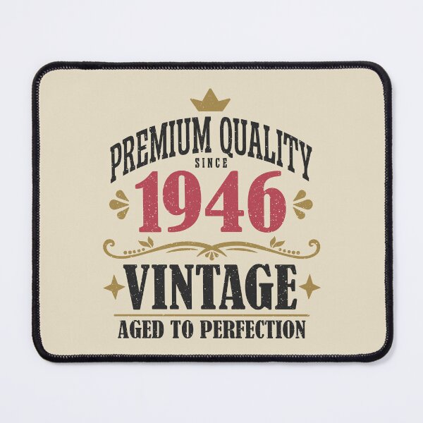 Item preview, 80th Birthday Vintage 1946 Premium Quality 80 Years Old designed and sold by eclecTEEq.