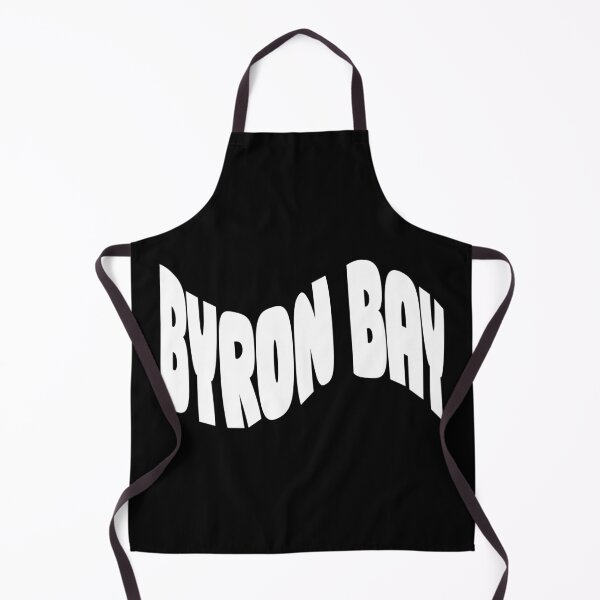 Item preview, Byron Bay Wave Font Typography – Minimal White Coastal Surf Design, Australia designed and sold by QShore.