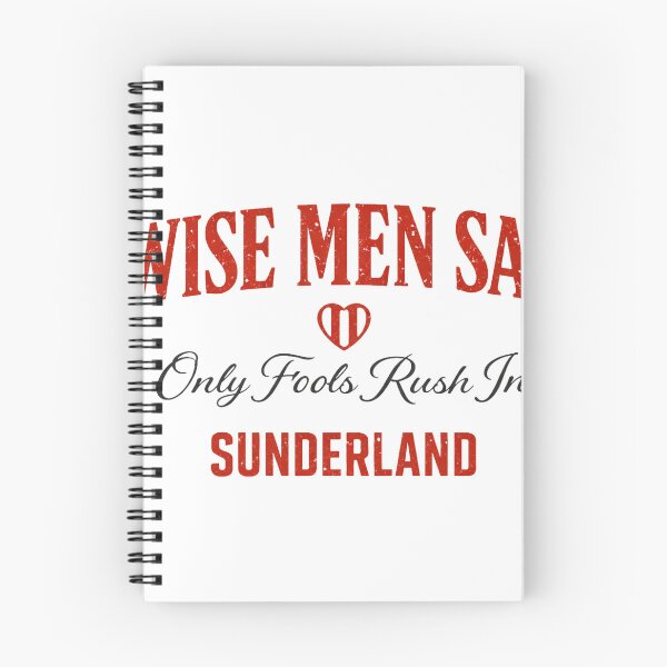 Item preview, Wise Men Say Sunderland Lyrics - Retro Black Cats Heart Fan Art designed and sold by Final Whistle Art.