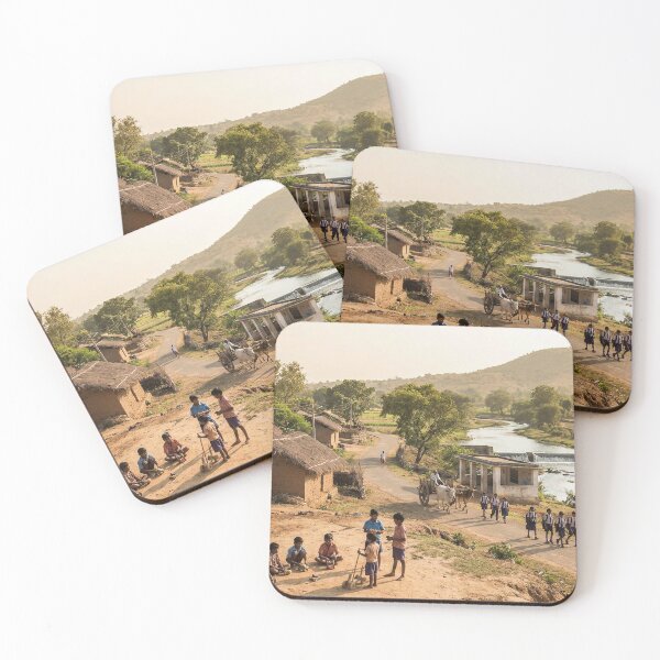 Item preview, Rural Indian Village Scene – Traditional Countryside Wall Art designed and sold by sugato123.