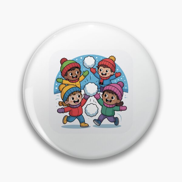 Item preview, Children are throwing themselves into the snow designed and sold by desinganddecor.