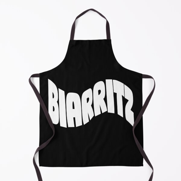 Item preview, Biarritz White Wave Font Typography – Minimal White Surf & Coastal Design, France designed and sold by QShore.