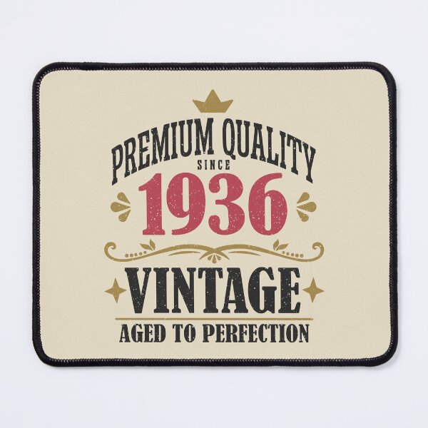 Item preview, 90th Birthday Vintage 1936 Premium Quality 90 Years Old designed and sold by eclecTEEq.