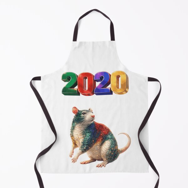 Item preview, 2020 Year of the Rat Eastern Zodiac Intelligence Strategy New Beginnings Design designed and sold by AlexLineArt.