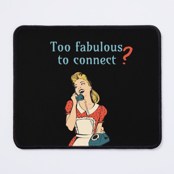 Item preview, Too Fabulous to Connect?” Retro Diva Phone Case designed and sold by Giota29.
