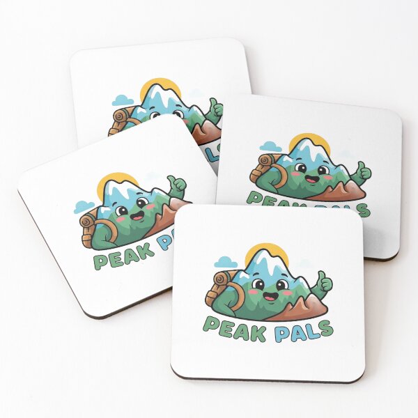 Item preview, Cartoon character of a mountain peak giving a thumbs up with a trail leading to its base designed and sold by VerizalShop.