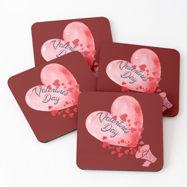 Artikelvorschau, Valentine's Day Watercolor Heart - Romantic Love Gift Design. entworfen und verkauft von LunaPrintCo.