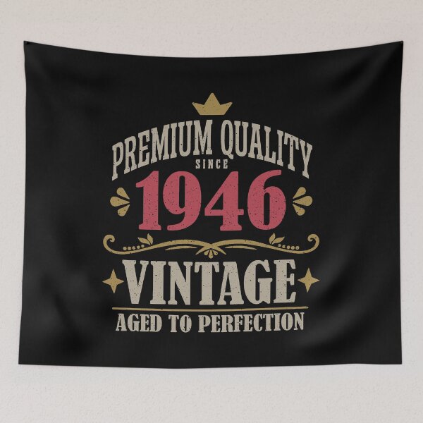 Item preview, 80th Birthday Vintage 1946 Men 80 Years Old designed and sold by eclecTEEq.