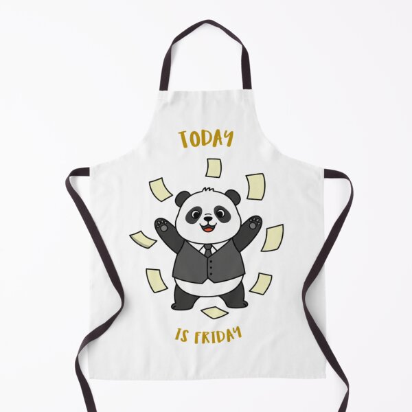 Item preview, Today Is Friday – Happy Panda Office Celebration Design designed and sold by Baby Adee Collective.