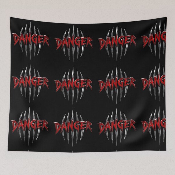 Item preview, Danger Warning – Fierce, Bold, and Intense Visual Impact designed and sold by PixelVibe782.