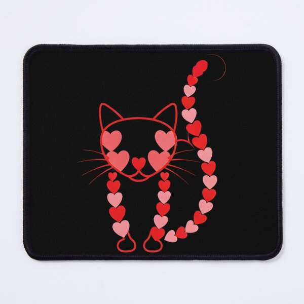 Item preview, Cute Valentine Lights Cat Heart Love Valentines Day Girly designed and sold by OlakunleOloroz.