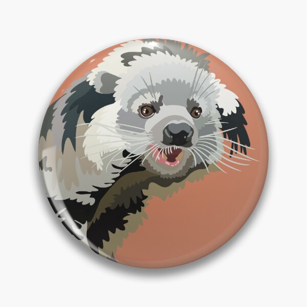 Item preview, Binturong Illustration Exotic Wildlife Art designed and sold by PrettylittlepastelUk.