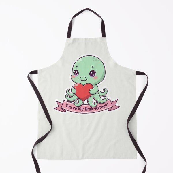 Item preview, You're My Krak-Attack! Cute Kawaii Octopus Valentine Heart Hug designed and sold by arup7980.