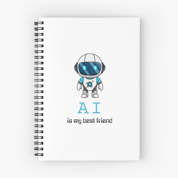 Item preview, La IA es mi mejor amiga (robot de IA) designed and sold by ProjectLui.