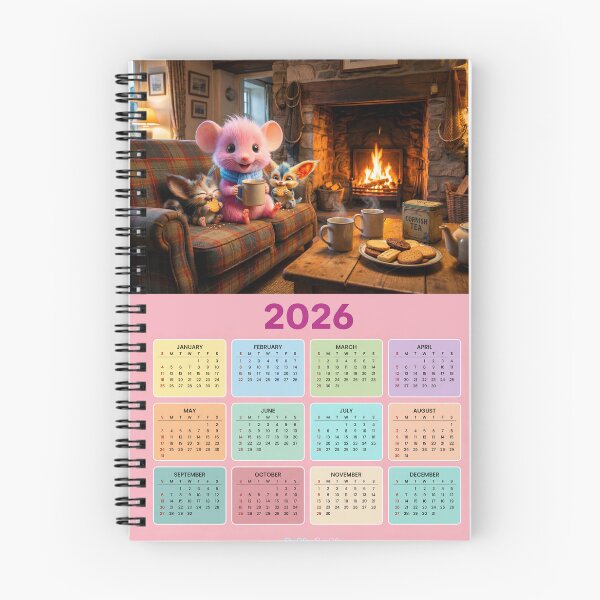 Item preview, PuppyBerry Mousy 2026 calendar designed and sold by PuppyBerry.